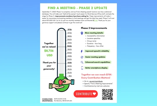 Contribute to the Find a Meeting Improvements Campaign — Phase 2 Is Starting!