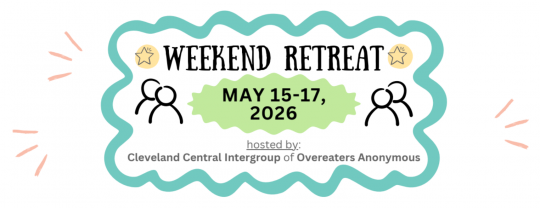 Weekend Retreat - Ohio Flyer with information about the event.