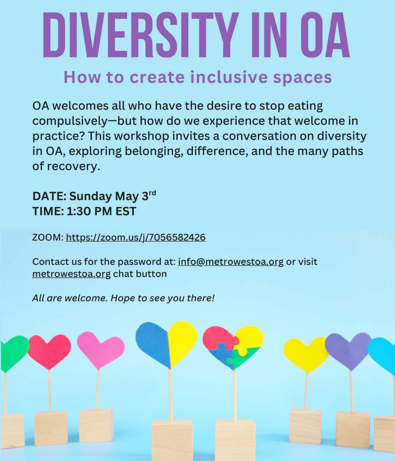 How to Create Inclusive Spaces Workshop – Overeaters Anonymous