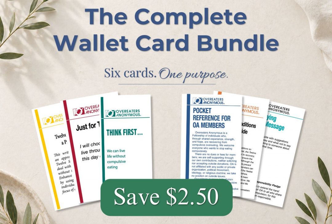 Buy a Bookstore Bundle and Save – Overeaters Anonymous