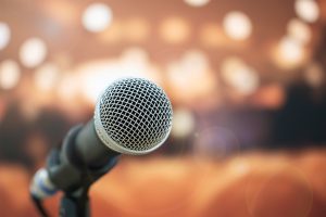 Microphone at Conference